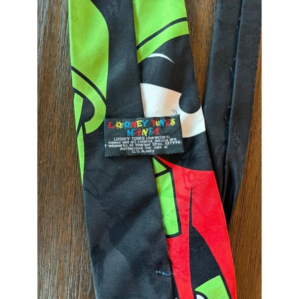 Tie Mens One Size Marvin The Martian Looney Tunes Mania 100% Polyester